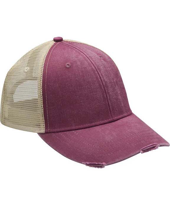 OL102 - Adams Ollie Cap | Burgundy/Tan