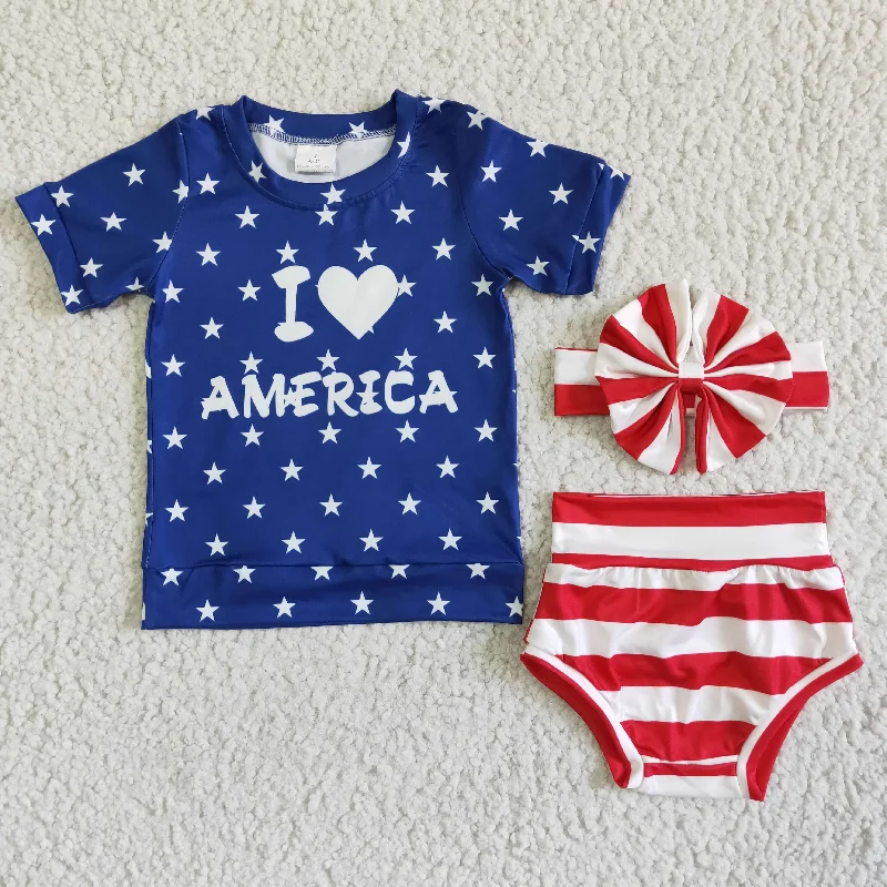 I love American tops briefs 3pcs Sets GBO0039