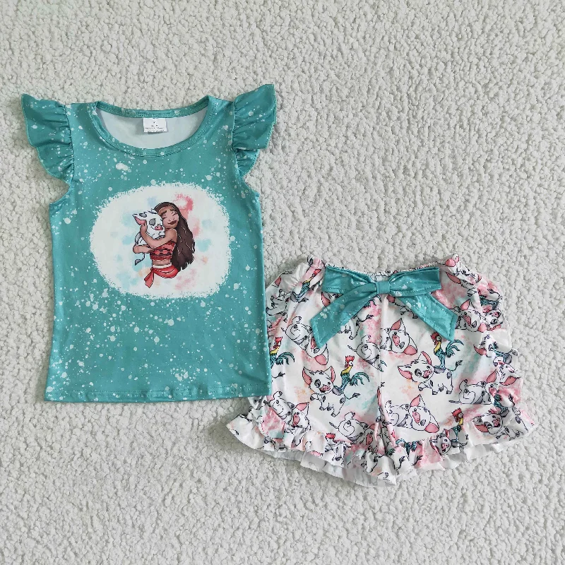 Moana tops shorts sets GSSO0070