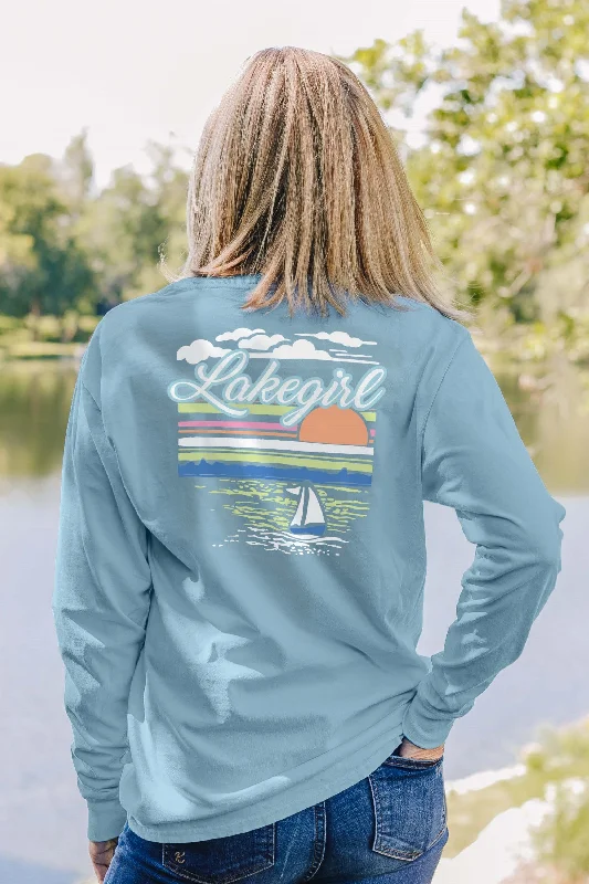 Ringspun Sunset Sailboat Long Sleeve