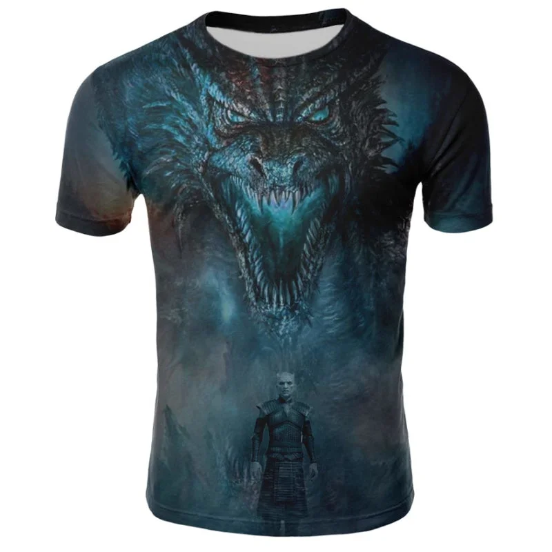 2019 Spring Autumn Game of Thrones figure tshirt