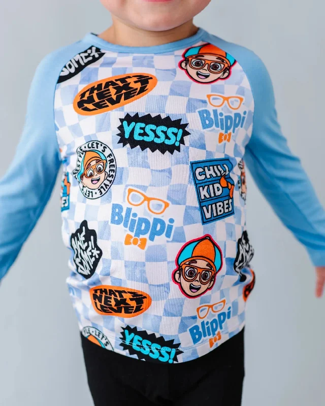 Blippi™ Chill Kid Vibes Long Sleeve Raglan T-Shirt