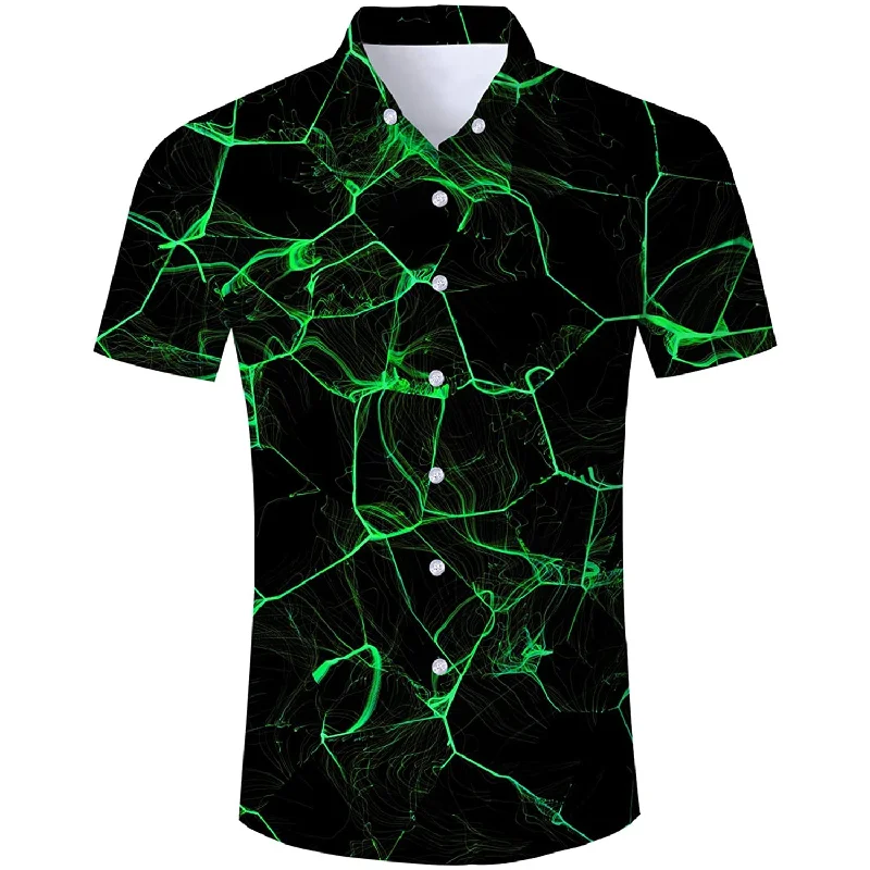 Green Smoke Funny Button Up Shirt