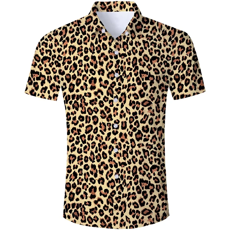 Leopard Funny Hawaiian Shirt