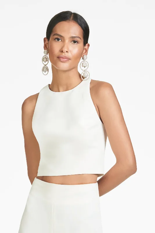 Lexie Top - Ivory - Faille