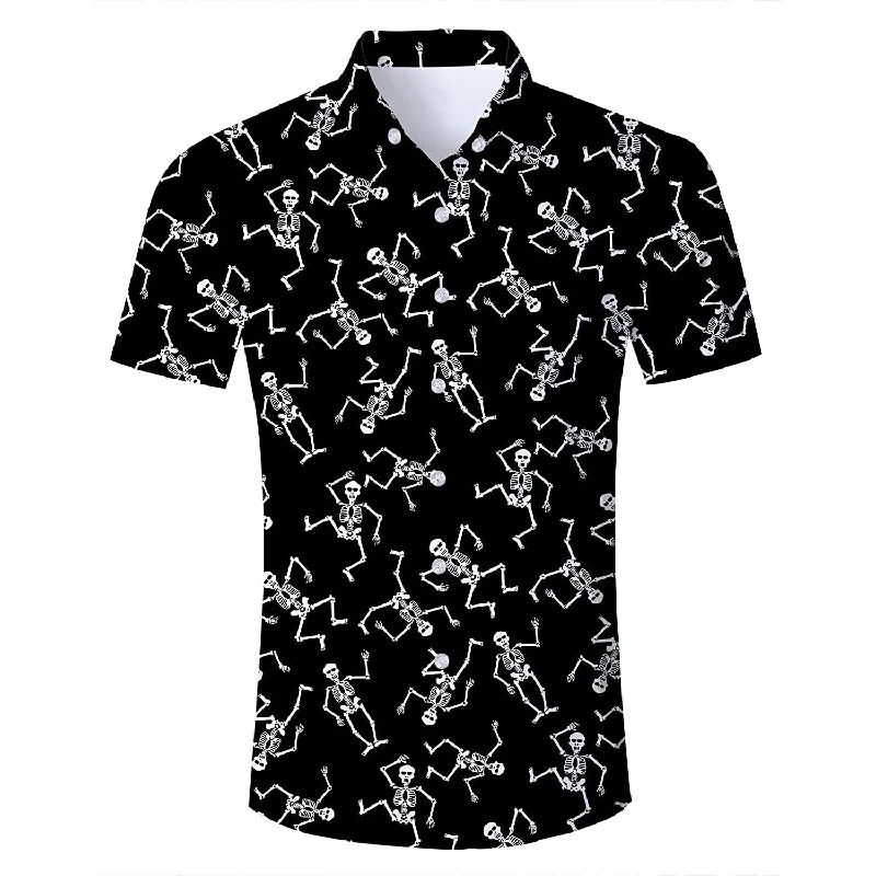 Skeleton Funny Hawaiian Shirt