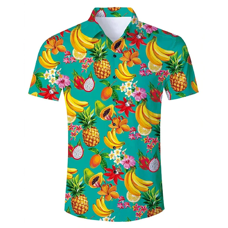 Tropical Fruit Banana Funny Hawaiian Shirt