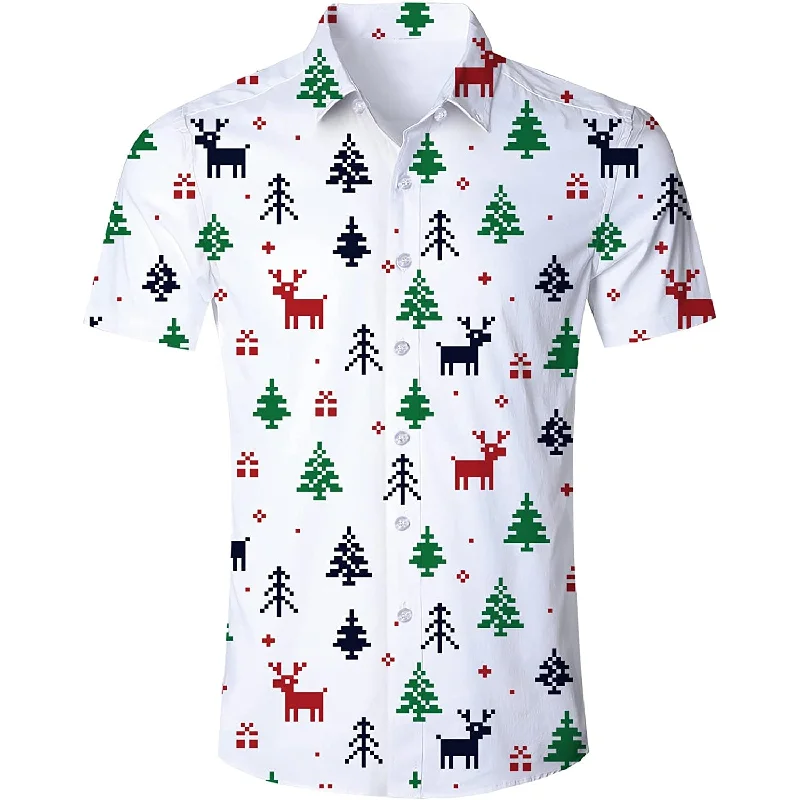 White Christmas Funny Hawaiian Shirt