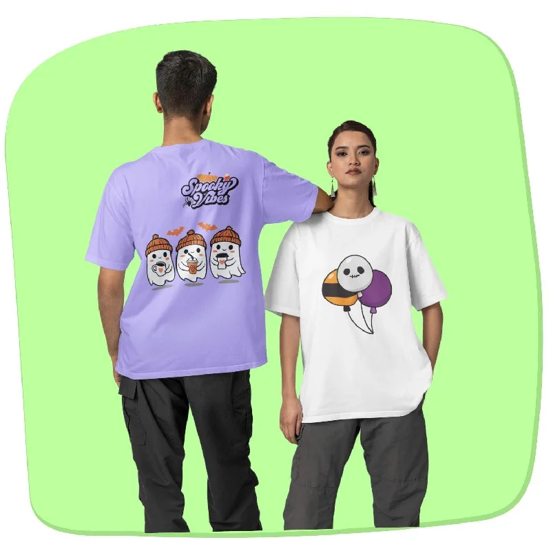 Halloween Spooky Vibes - Oversized T-Shirt