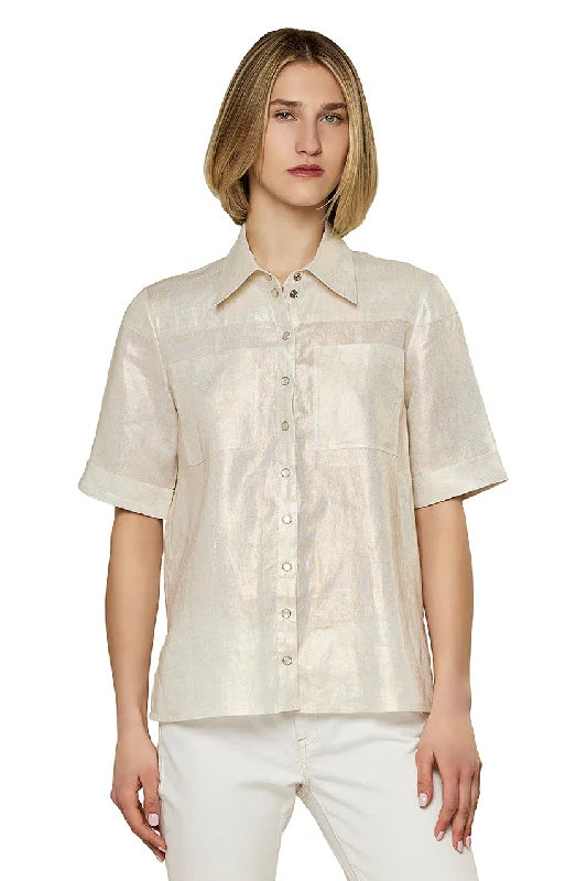 Patch-Pocket Button-Front Shirt