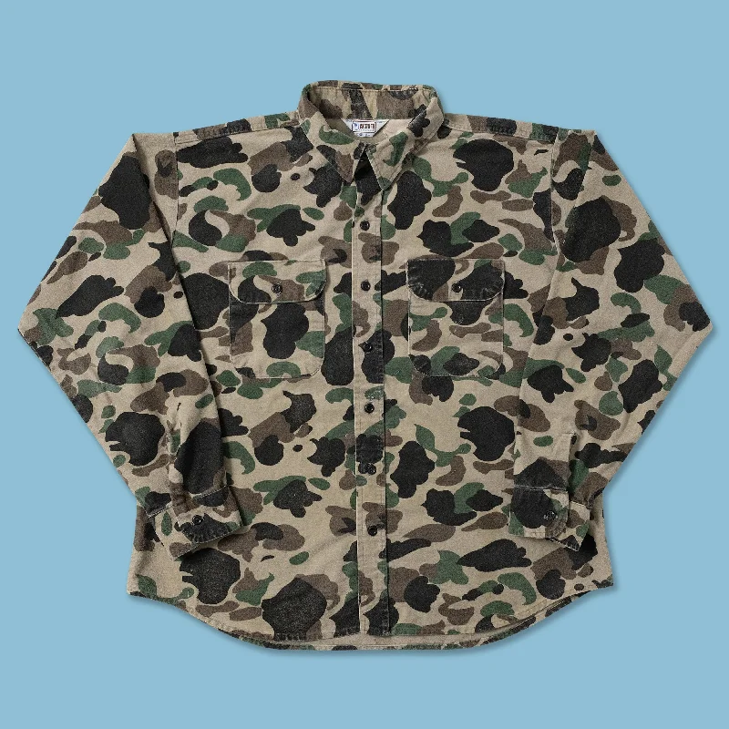 Vintage Duck Camo Heavy Shirt XLarge