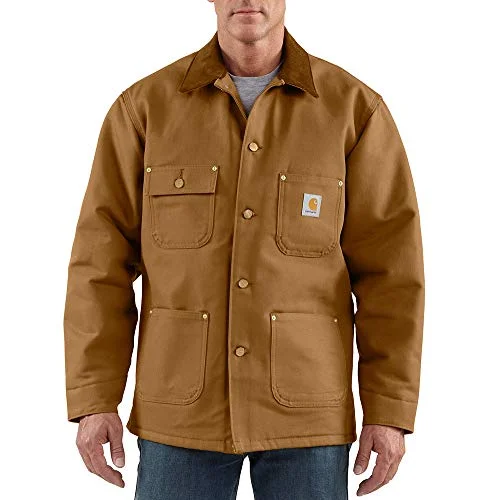 Carhartt 103825 Men's Big & Tall Duck Chore Coat Blanket Lined