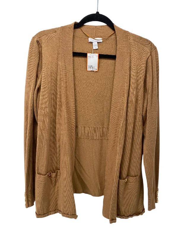 Charter Club Misses Size Large Tan Cardigan