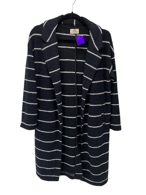 It's SO You Boutique Misses Size Small Navy Print Cardigan