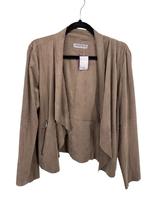 It's SO You Boutique Misses Size XL Taupe Cardigan