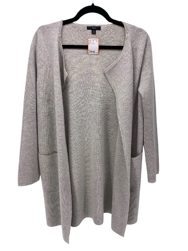 J Crew Misses Size XS Grey Cardigan