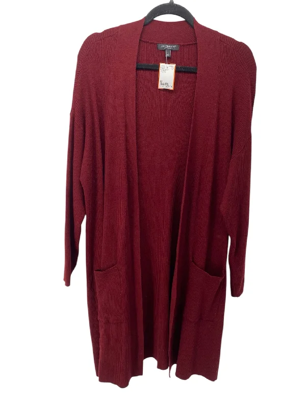 Liverpool Women Size 2X Burgundy CD Cardigan