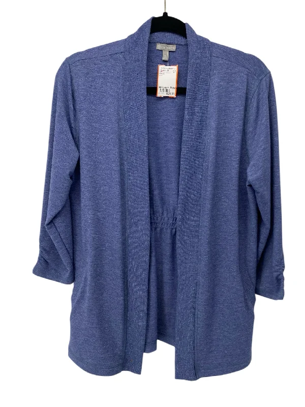 Talbots Misses Size Medium Petite Blue Cardigan