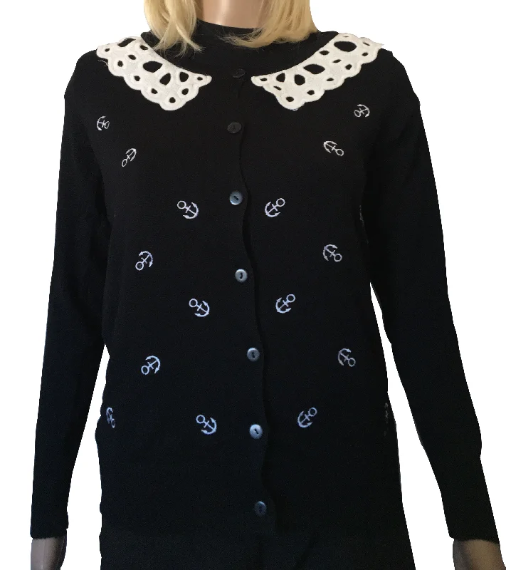 Black Sailor Cardigan