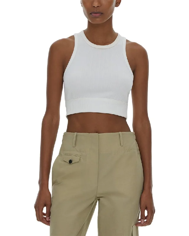 Helmut Lang Helmut Lang Helmut Lang Cropped Rib Tank