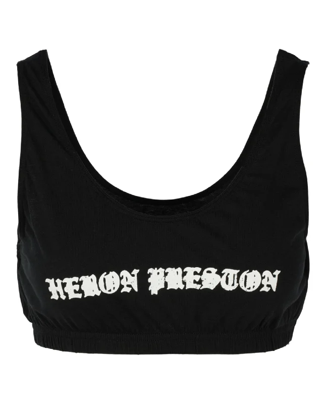 Heron Preston Womens Gothic Cropped Tank