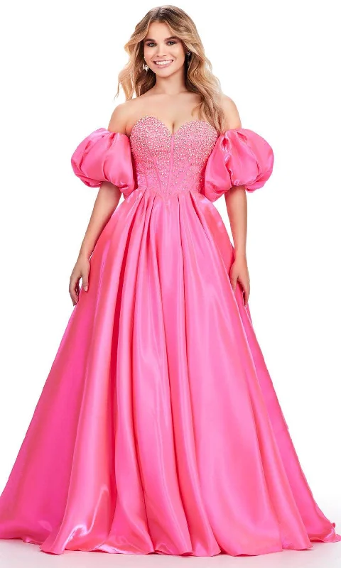 Ashley Lauren 11642 - Bejeweled Sweetheart Prom Dress