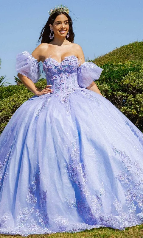 Cinderella Couture 8115J - Sweetheart Neck Embroidered Ballgown