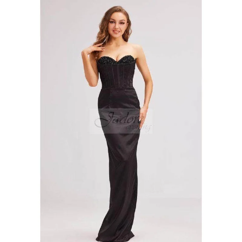 J'Adore Dresses J23011 - Strapless Corset Gown