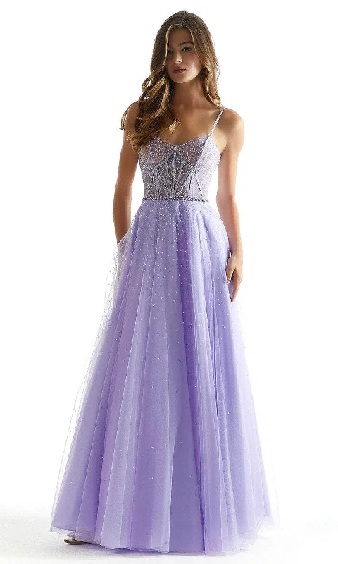 Mori Lee 49004 - Crystal Bustier Prom Dress