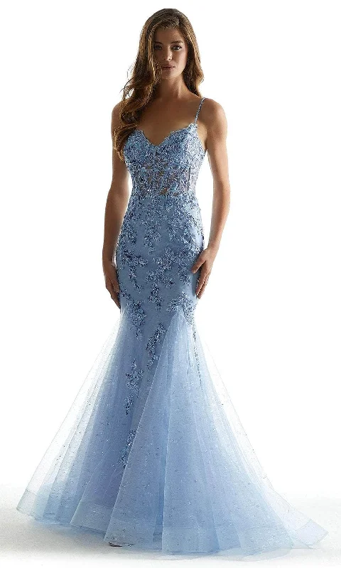 Mori Lee 49043 - Sleeveless V-Neck Dress