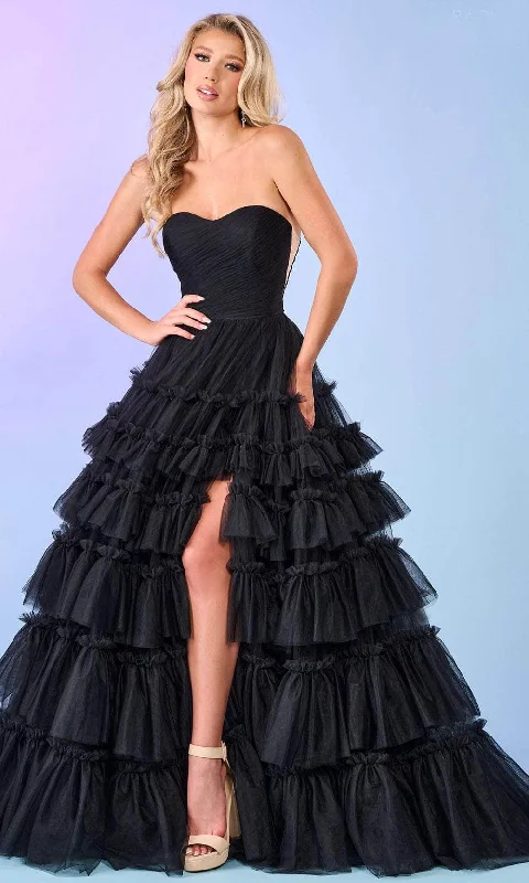 Rachel Allan 70503 - Ruffle Trimmed Ballgown