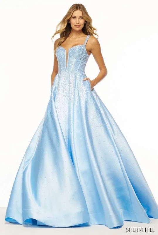 Sherri Hill 56106 - Hot Fix Embellished Sleeveless Gown