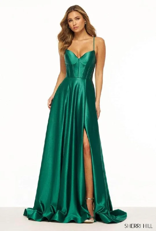 Sherri Hill 56188 - Sleeveless Corset A-line Prom Gown