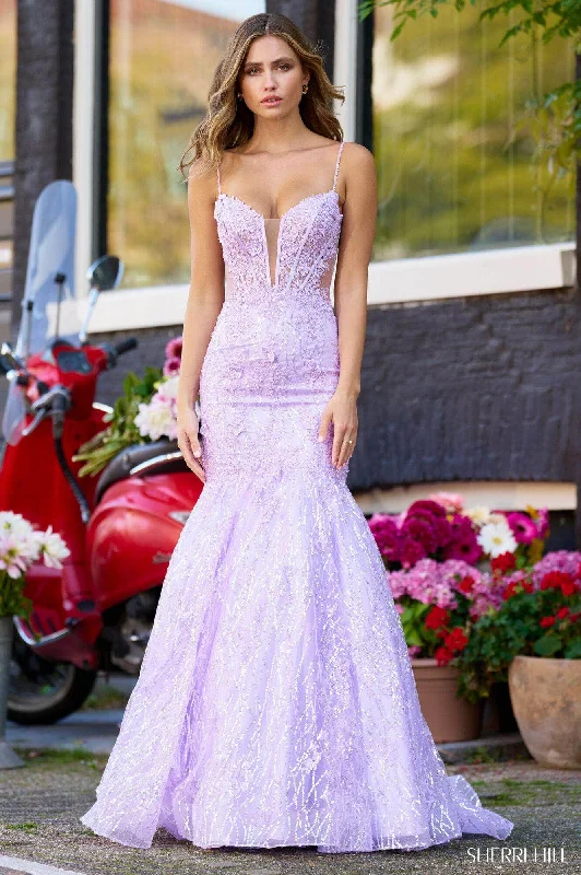 Sherri Hill 56313 - Mermaid Plunging Sweetheart Prom Dress