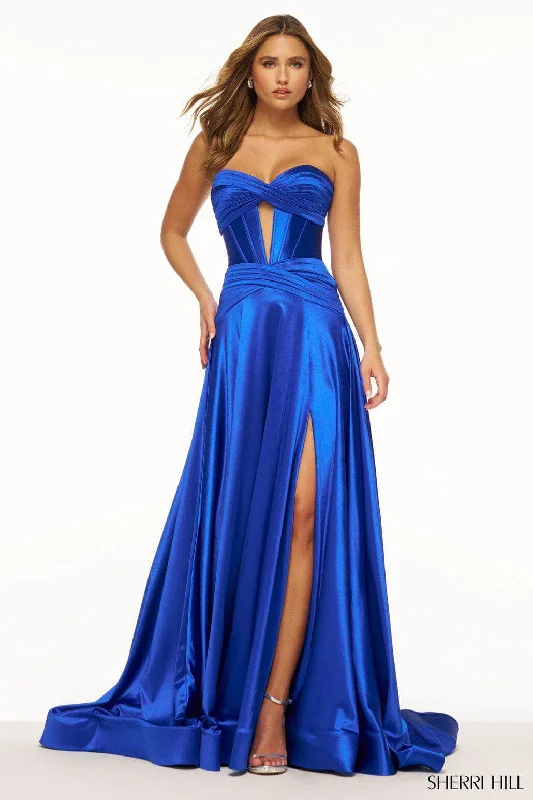 Sherri Hill 56396 - Strapless Keyhole Prom Dress